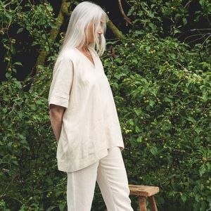 Beaumont Leonor Cream Tunic top